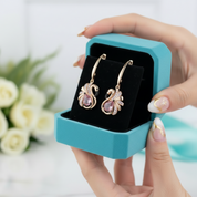 Red Cute Flamingo Earrings