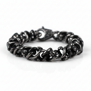 Retro Twisted Chain Skull Punk Style Bracelet