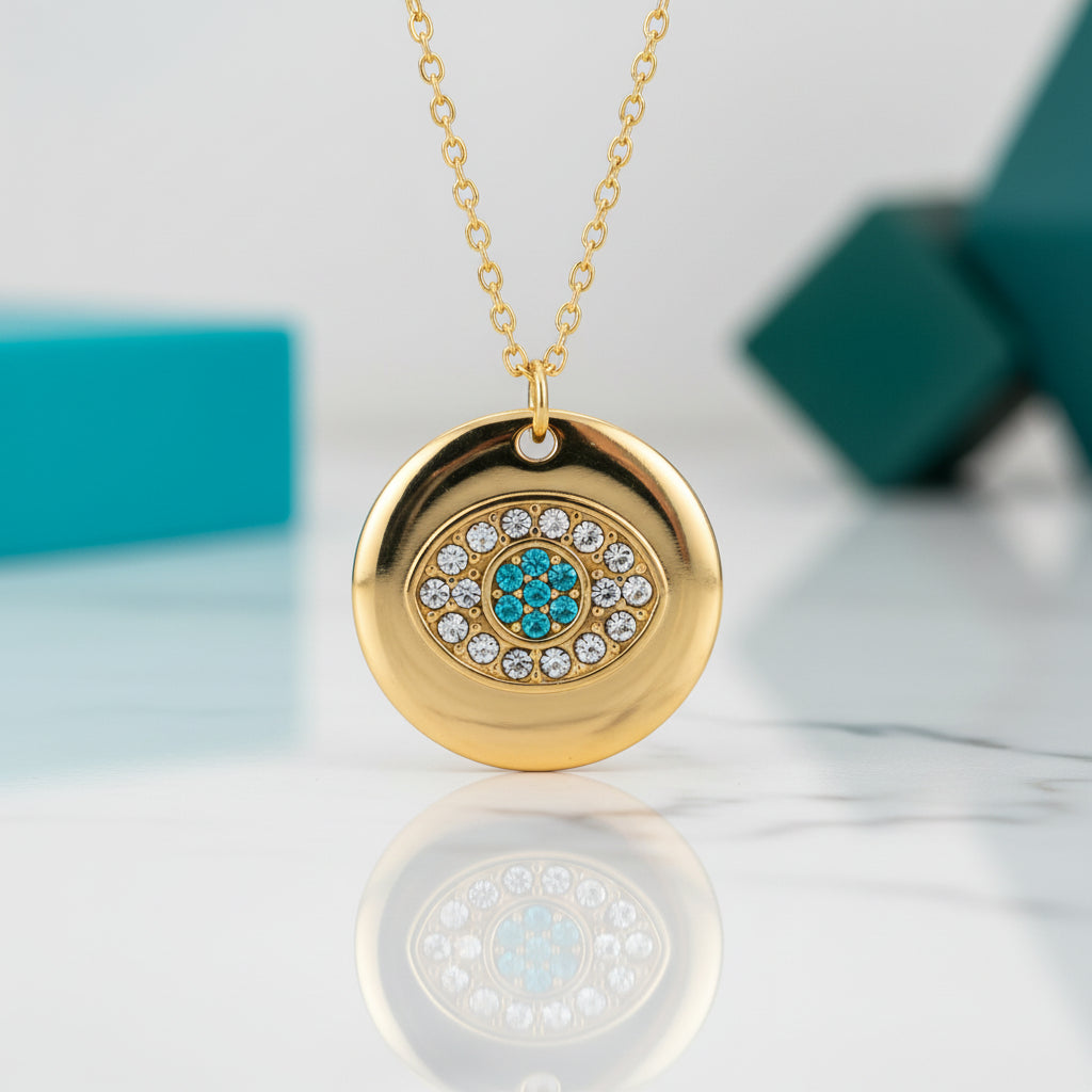 Rhinestone Evil Eye-Evani Jewelry