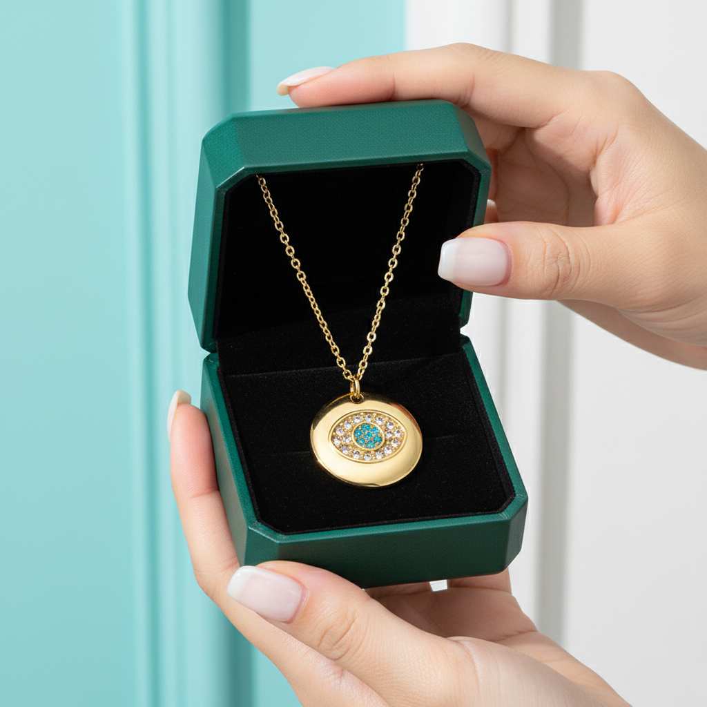 Rhinestone Evil Eye