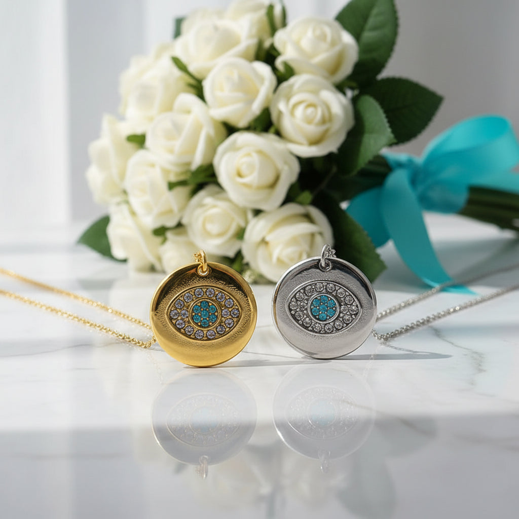 Rhinestone Evil Eye-Evani Jewelry