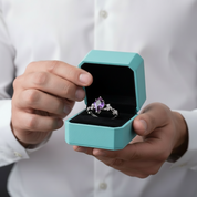 Kite Cut Alexandrite Birthstone Ring-Evani Jewelry