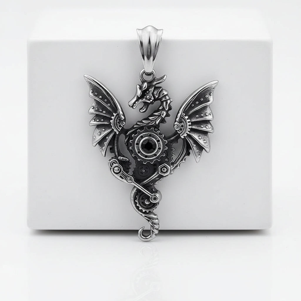 Robotic Pterosaur Hip-Hop Necklace-Evani Jewelry