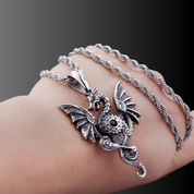 Robotic Pterosaur Hip-Hop Necklace-Evani Naomi Jewelry