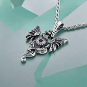 Robotic Pterosaur Hip-Hop Necklace-Evani Naomi Jewelry