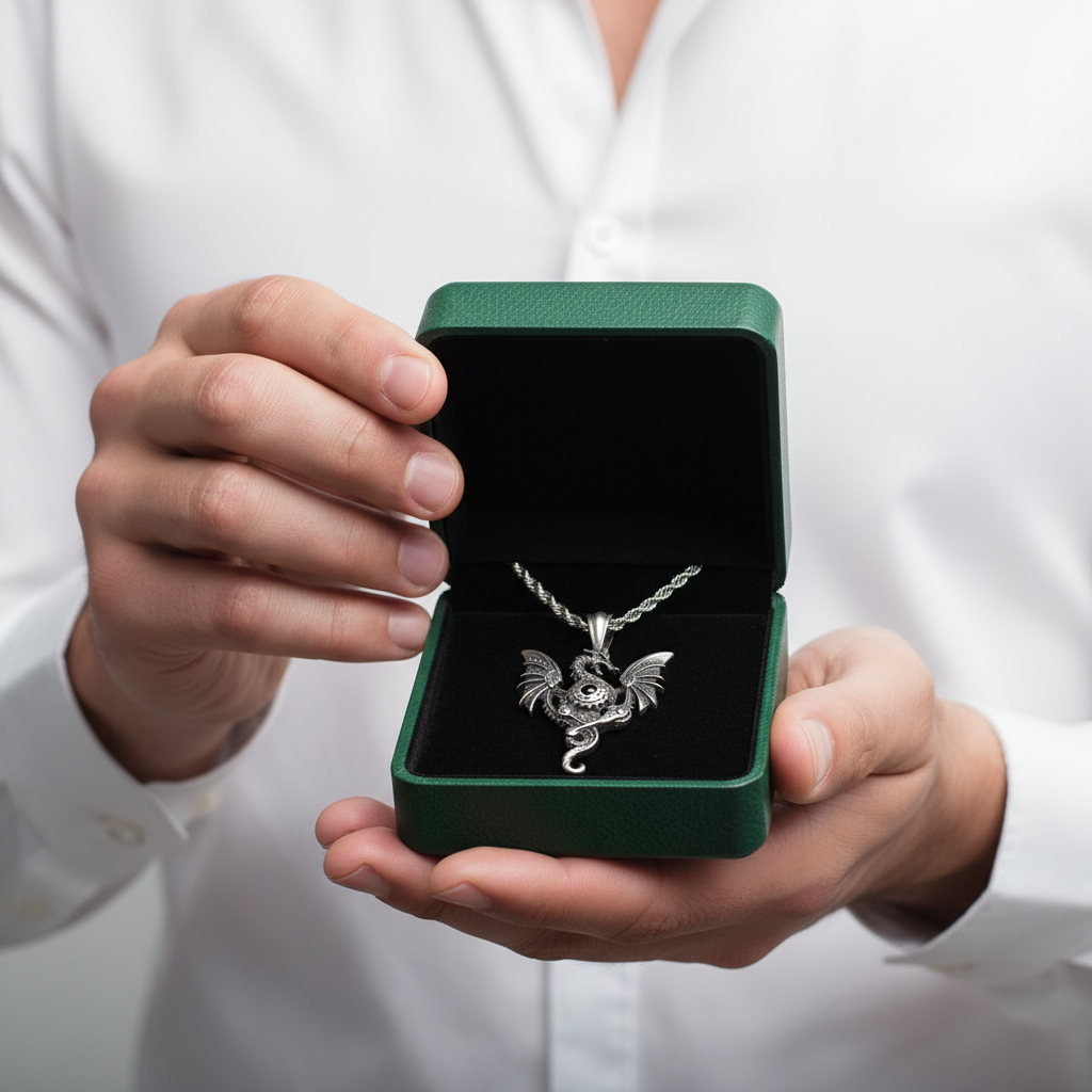 Robotic Pterosaur Hip-Hop Necklace
