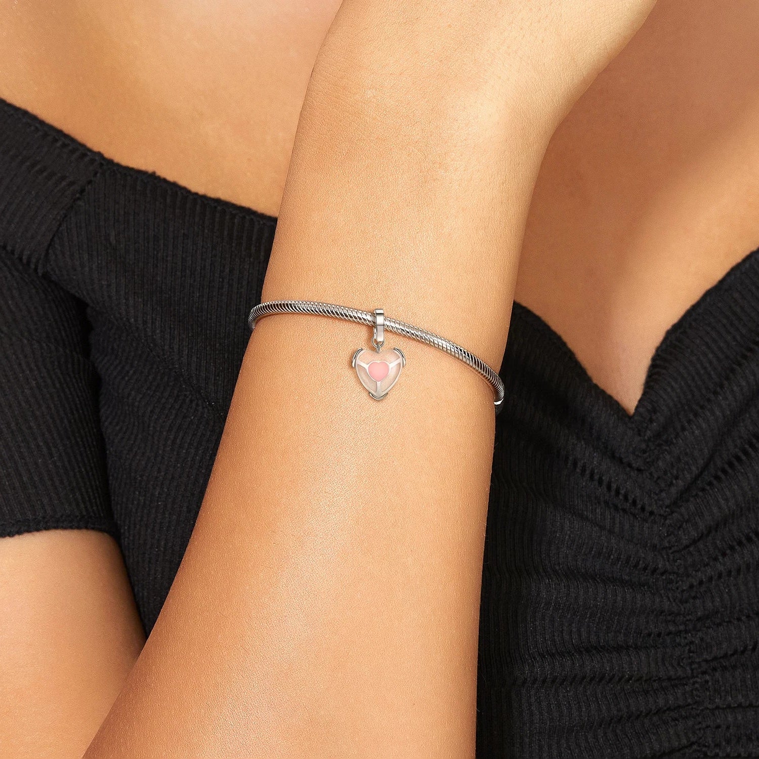 Romantic Cute Heart Charm Series-Evani Naomi Jewelry