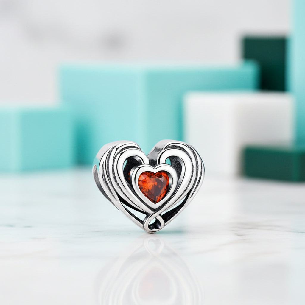 Romantic Red Charm Series-Evani Jewelry