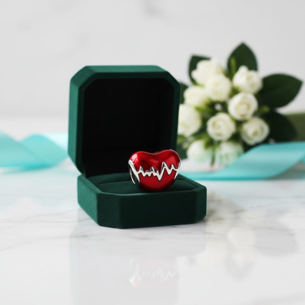 Romantic Red Charm Series - Evani Naomi Jewelry
