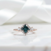 Natural Alexandrite Birthstone Ring-Evani Jewelry
