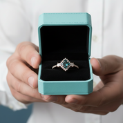 Natural Alexandrite Birthstone Ring-Evani Jewelry