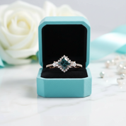 Natural Alexandrite Birthstone Ring-Evani Jewelry