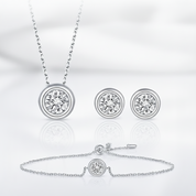 Round 1.0 ct Diamond Option Jewelry Set