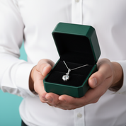 Round Cut 1.0 Ct Diamond OptionPendant Necklace