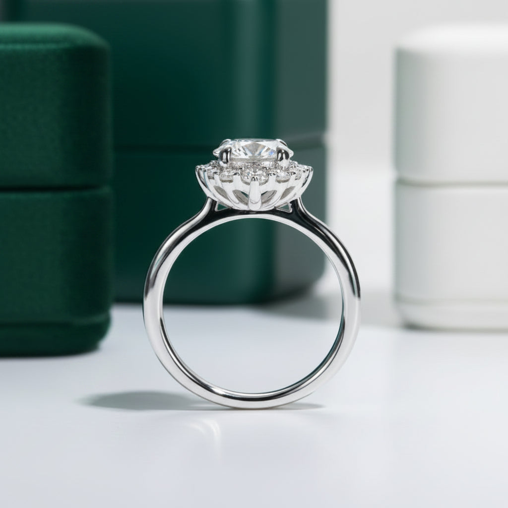 Round Cut 2.0 Ct Diamond Classic Engagement Ring-Evani Jewelry