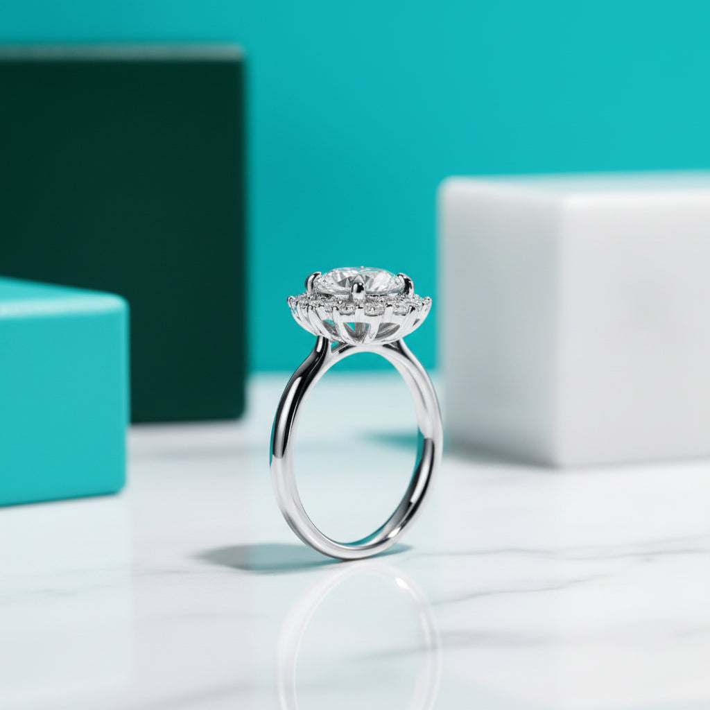Round Cut 2.0 Ct Diamond Classic Engagement Ring-Evani Jewelry