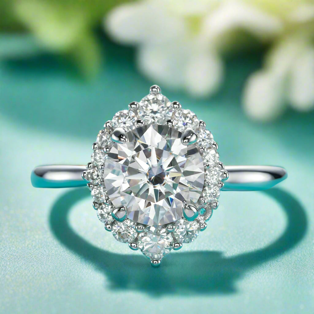 Round Cut 2.0 Ct Diamond Classic Engagement Ring-Evani Naomi Jewelry