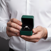 Round Cut 2.0 Ct Diamond Option Engagement Ring