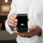 Round Cut 2.0 Ct Diamond Option Engagement Ring