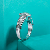 Round Cut 3.0 Ct Diamond Engagement Ring-Evani Naomi Jewelry