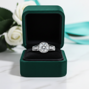 Round Cut 3.0 Ct Diamond Option Engagement Ring