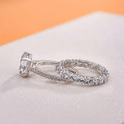 Round Cut 4.0ct Diamond Bridal Set-Evani Naomi Jewelry