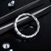Round Cut Diamond Full Eternity Wedding Band-Evani Naomi Jewelry