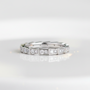 Round Cut Diamond OptionFull Eternity Wedding Band - Evani Naomi Jewelry