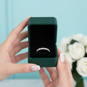 Round Cut Diamond OptionFull Eternity Wedding Band - Evani Naomi Jewelry