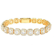 Round Cut Diamond Hip hop Bracelet-Evani Naomi Jewelry