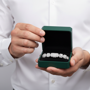 Round Cut Diamond Option Hip hop Bracelet