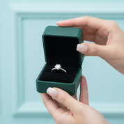 Round Cut Diamond Option Twist Band Solitaire Engagement Ring