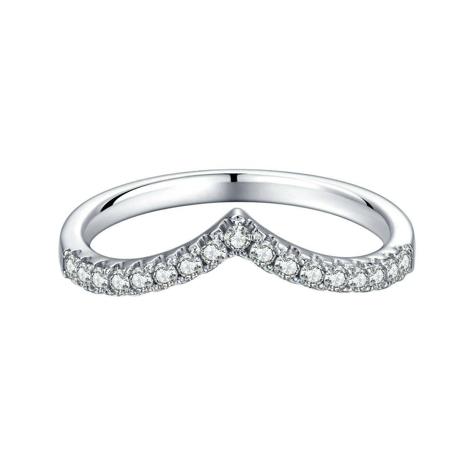 Round Cut Diamond Wedding Band-Evani Naomi Jewelry