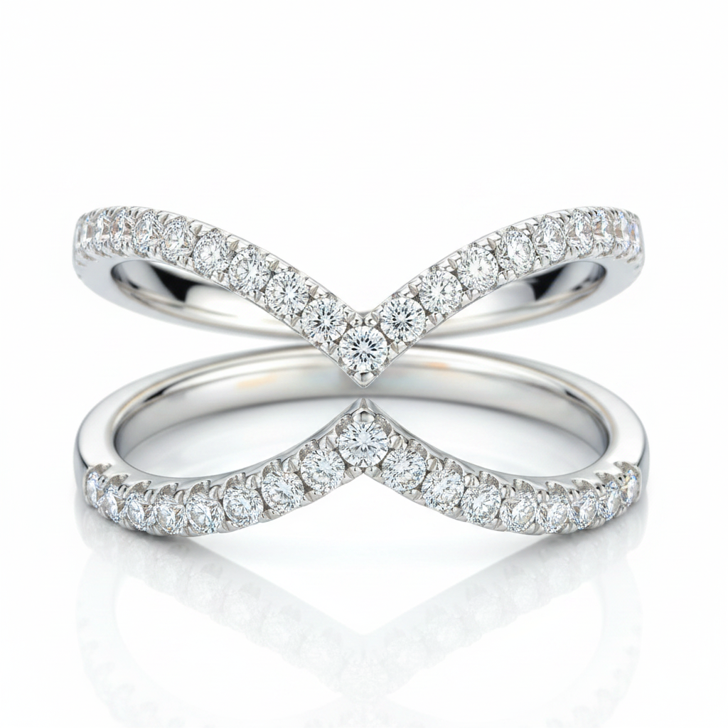 Round Cut Diamond OptionWedding Band - Evani Naomi Jewelry