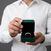 Round Cut Seven Stones Diamond Option Engagement Ring