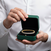 Round Diamond Option Cuff Bracelet