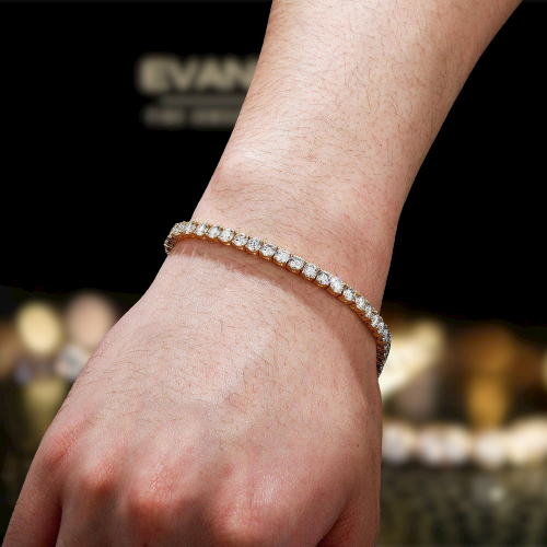 Round Diamond Cuff Bracelet-Evani Naomi Jewelry