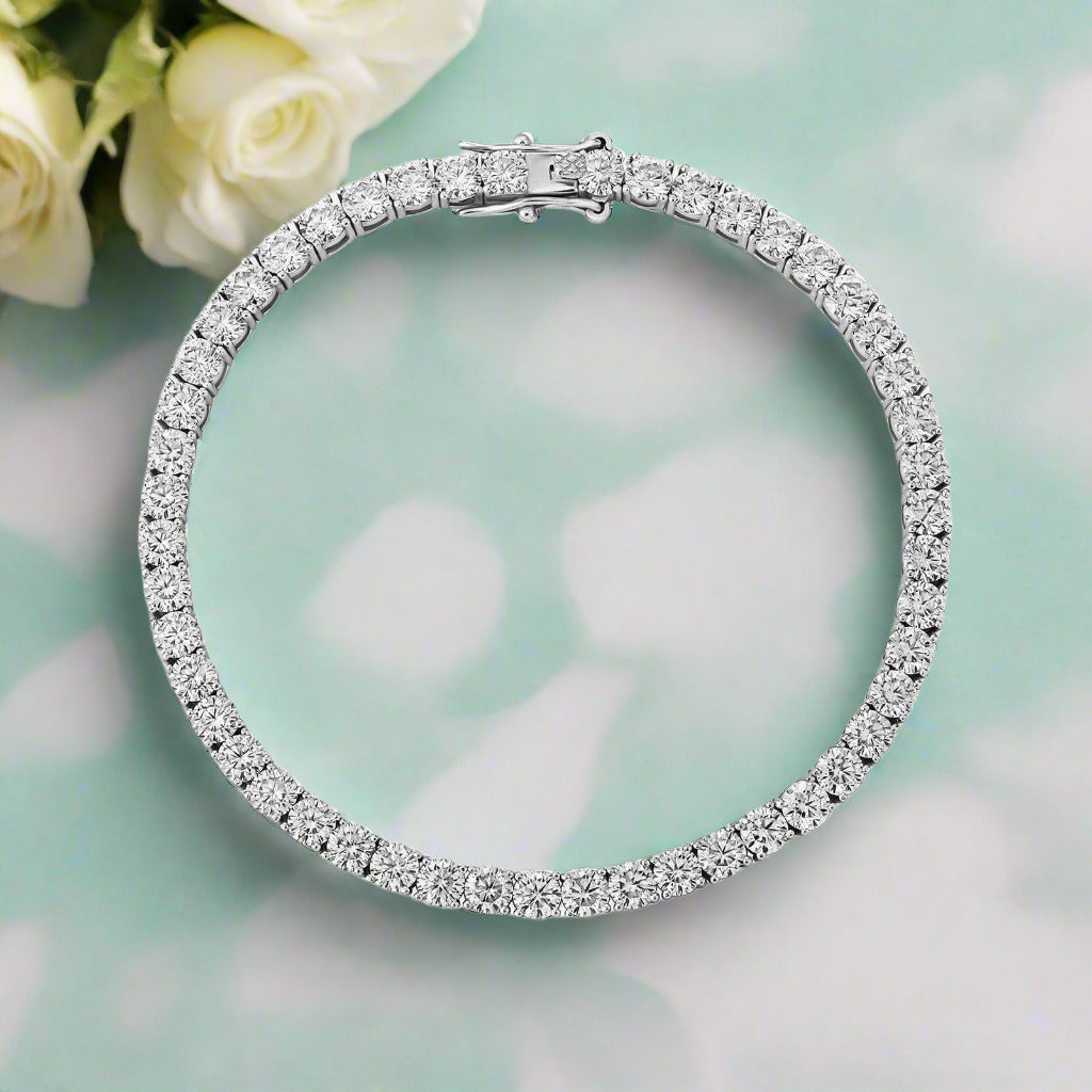 Round Diamond Cuff Bracelet-Evani Naomi Jewelry