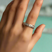 Round Diamond Eternity Love Wedding Band-Evani Naomi Jewelry