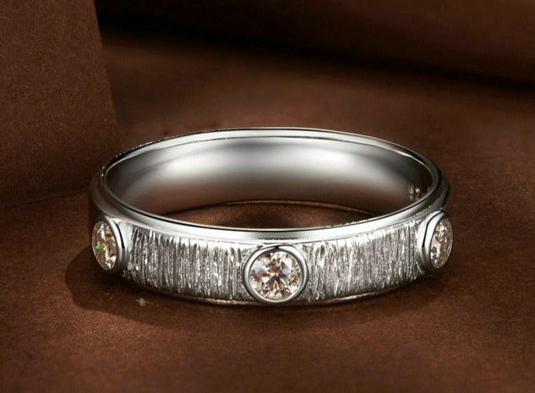 Round Diamond Eternity Love Wedding Band-Evani Naomi Jewelry