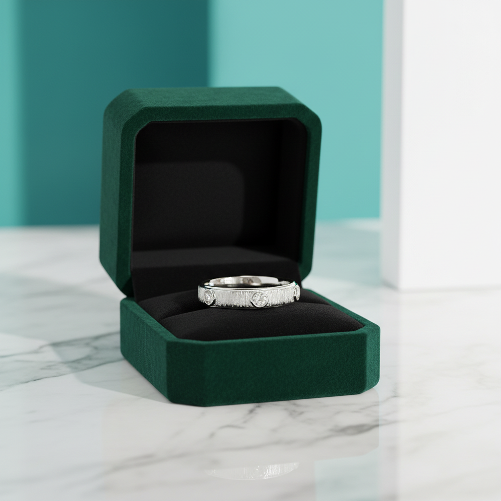 Round Diamond OptionEternity Love Wedding Band - Evani Naomi Jewelry
