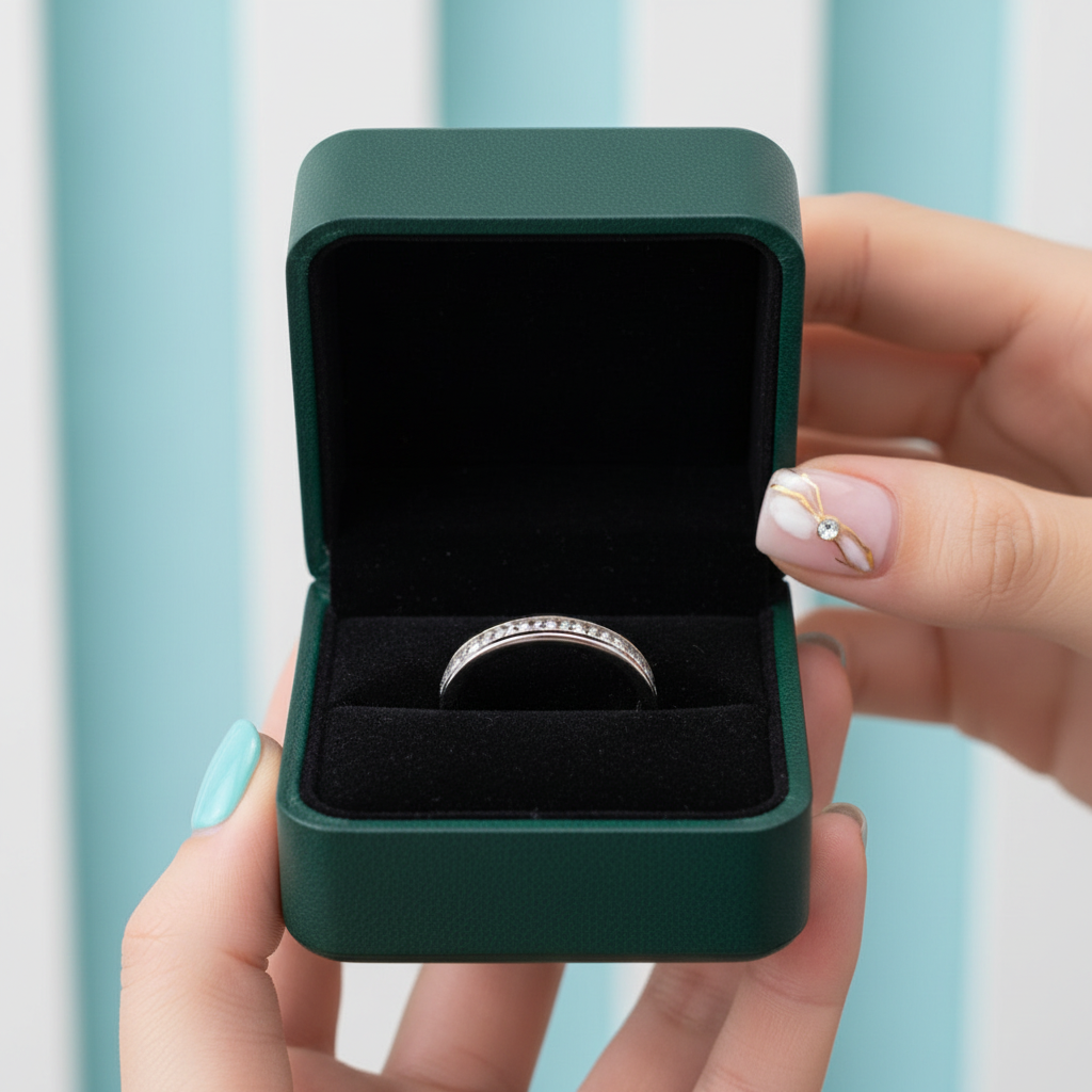 Round Diamond OptionEternity Wedding Band - Evani Naomi Jewelry