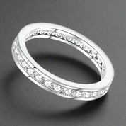 Round Diamond Eternity Wedding Band-Evani Naomi Jewelry