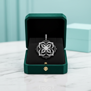 Round Diamond Option Kaleidoscope Pendant