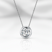 Round-cut 0.5 ct Diamond Option Necklace