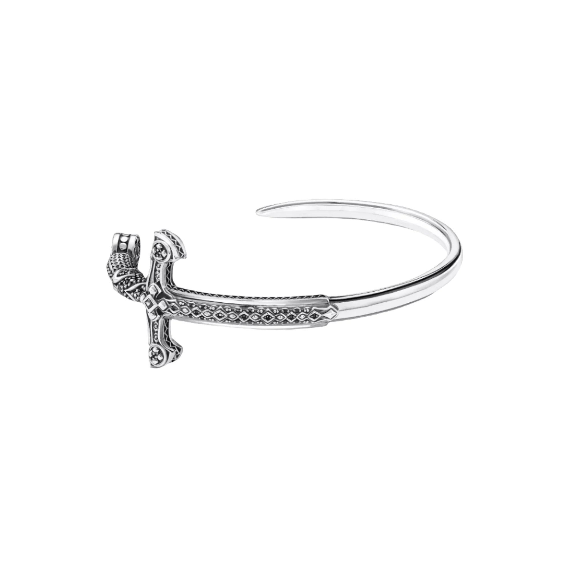 Royal Ornamentation Sword Vintage Bangle-Evani Naomi Jewelry