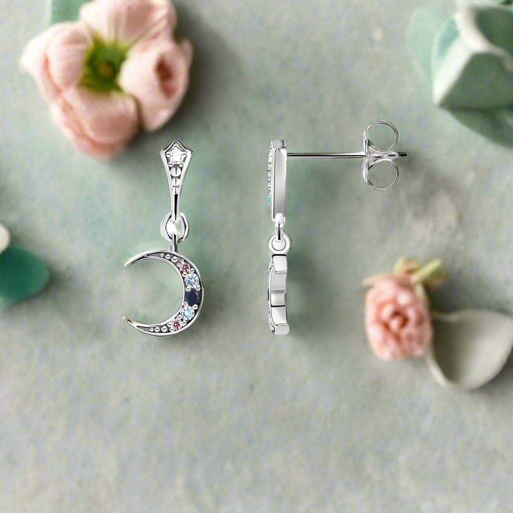Royalty Moon Vintage Earrings-Evani Naomi Jewelry