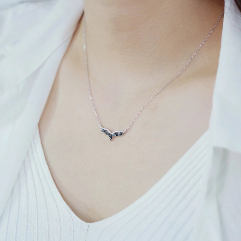 WES 925 Sterling Silver Leaf Jewelry for Woman Natural Moss Agate 2*4mm Fashion Jewelry Wedding Female Gifts Trendy Wholesale - Evani Naomi Jewelry