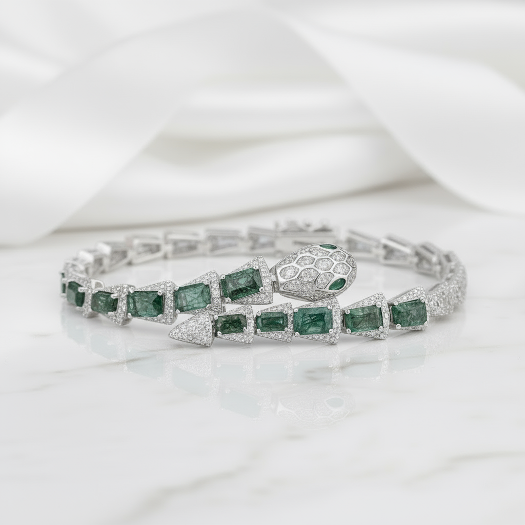 Serpent's Gift- Snake Natural Moss Agate