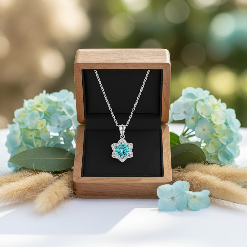 Silver_necklace_with_a_heart-shaped_blue_gemstone_pendant_against_a_blurred_floral_background_d11f40b2-6872-477b-9d24-ceb666c588ed.png